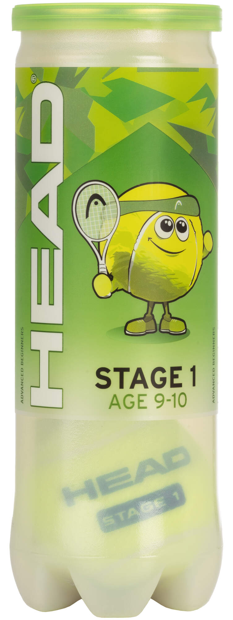 Tennis Ball - 3B HEAD STAGE 1 - GREEN - 6 DZ 24 CANS